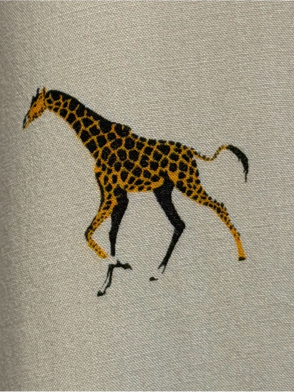 Jane + Delancey White Giraffe Print Button Down Blouse Top Animal Print Size XL - Picture 7 of 16